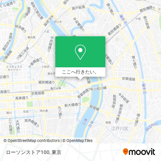 ローソンストア100地図