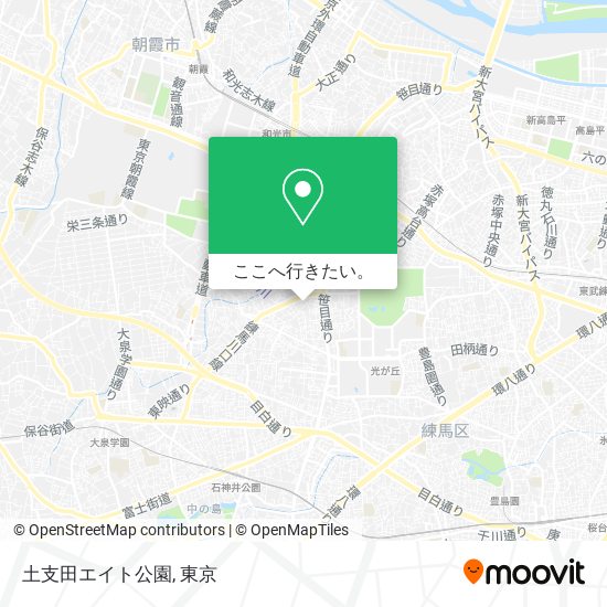 土支田エイト公園地図