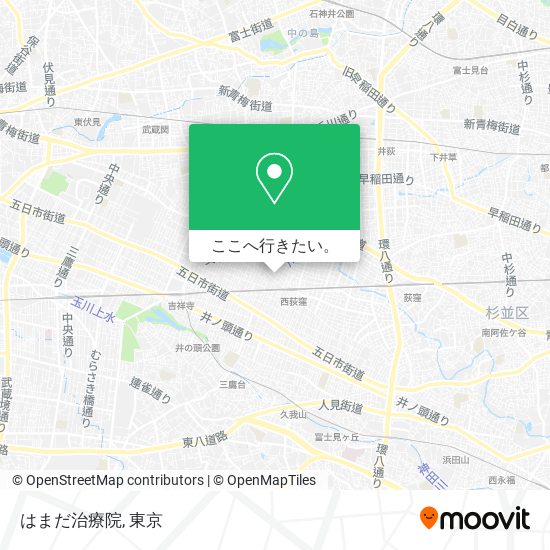 はまだ治療院地図