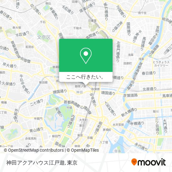 神田アクアハウス江戸遊地図