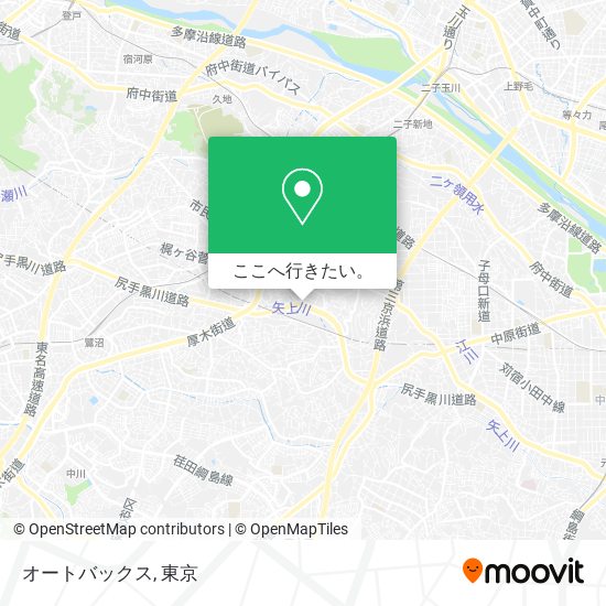 オートバックス地図