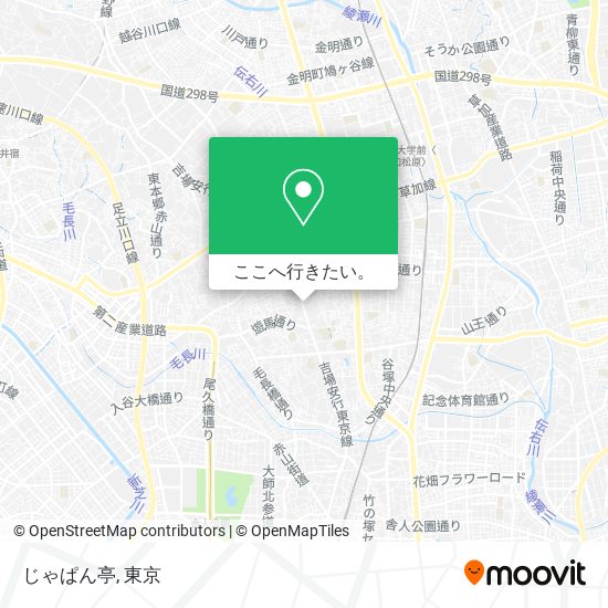 じゃぱん亭地図