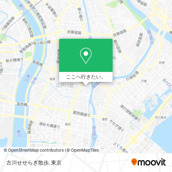 古川せせらぎ散歩地図