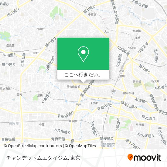 チャンデットムエタイジム地図