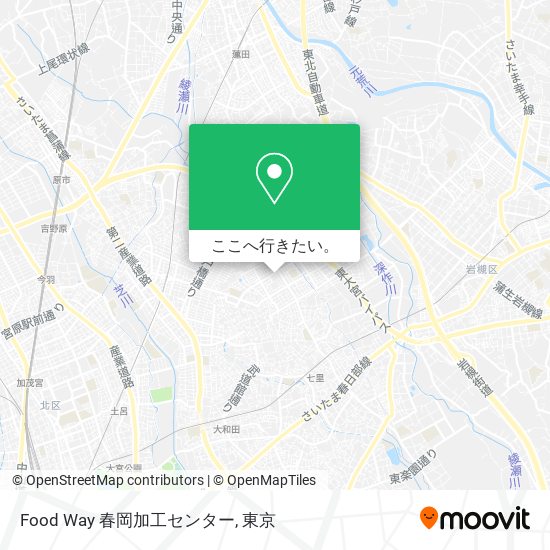 Food Way 春岡加工センター地図