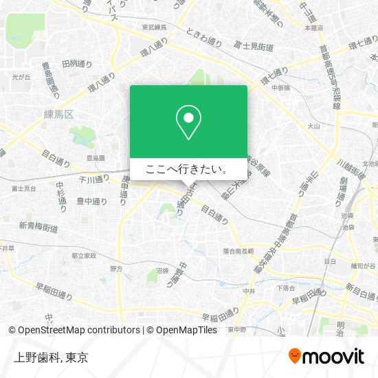 上野歯科地図