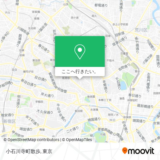 小石川寺町散歩地図