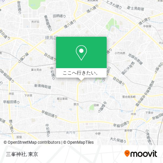 三峯神社地図