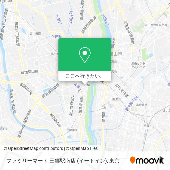 ファミリーマート 三郷駅南店 (イートイン)地図
