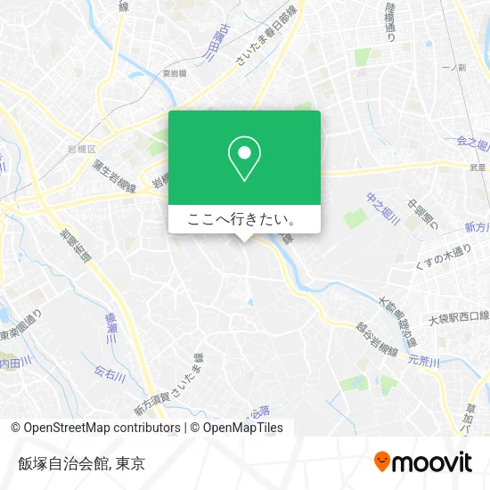 飯塚自治会館地図