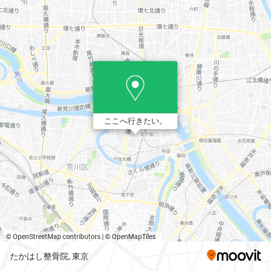 たかはし整骨院地図