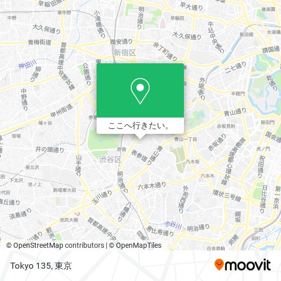 Tokyo 135地図