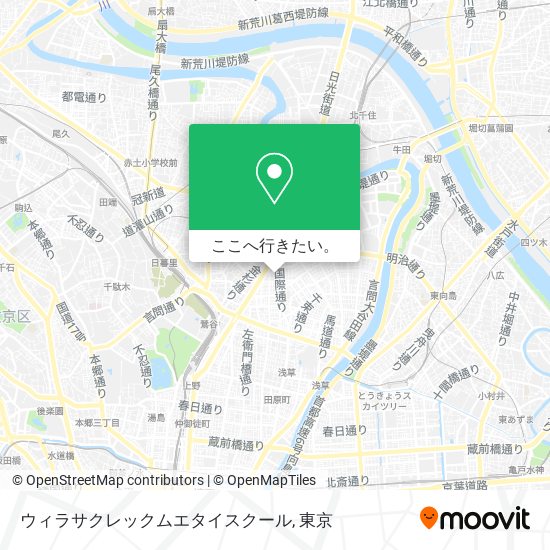 ウィラサクレックムエタイスクール地図
