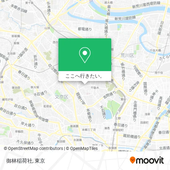 御林稲荷社地図