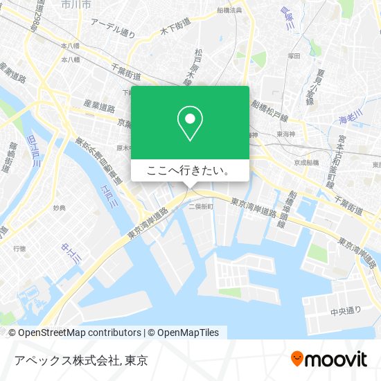 アペックス株式会社地図