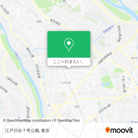 江戸川台７号公園地図