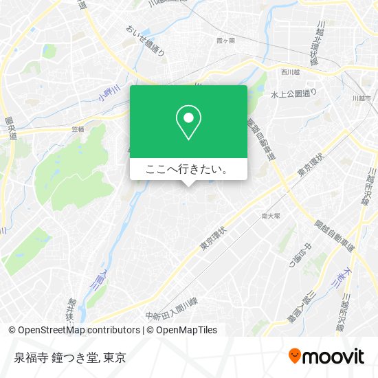 泉福寺 鐘つき堂地図