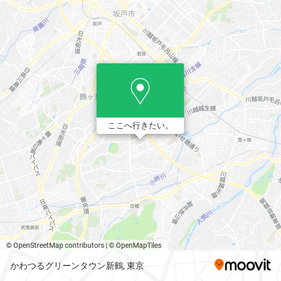 かわつるグリーンタウン新鶴地図