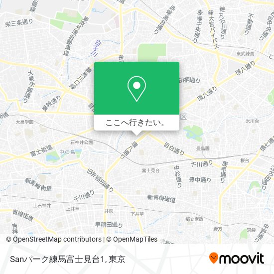 Sanパーク練馬富士見台1地図