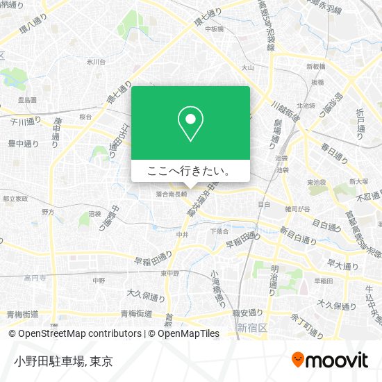 小野田駐車場地図