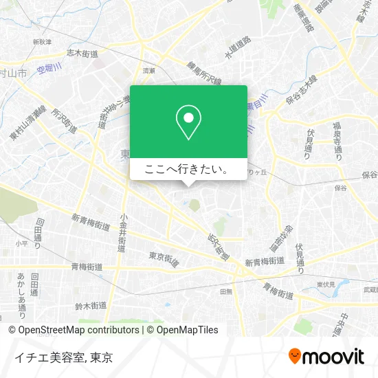 イチエ美容室地図