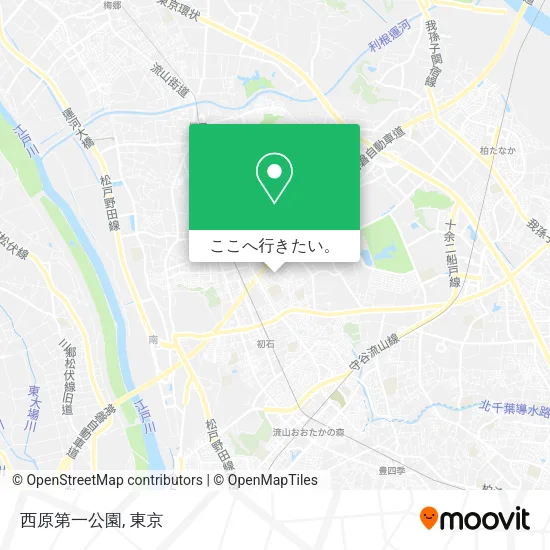 西原第一公園地図