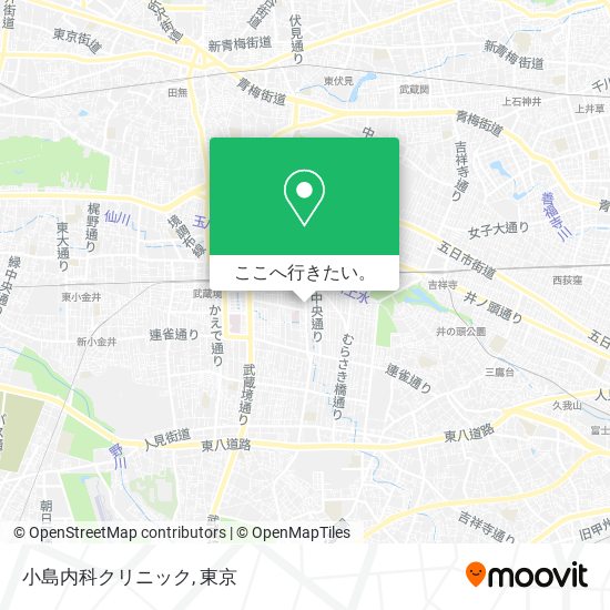 小島内科クリニック地図