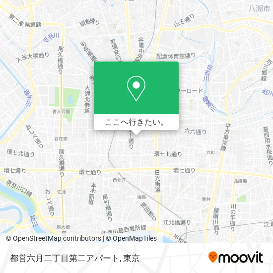 都営六月二丁目第二アパート地図
