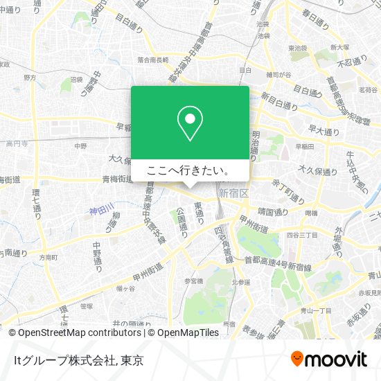 Itグループ株式会社地図