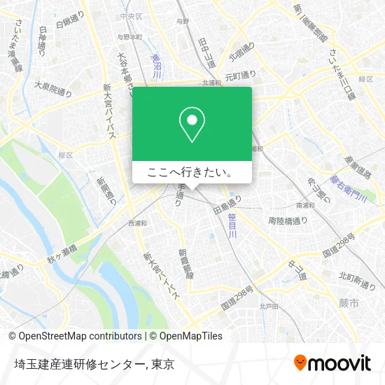 埼玉建産連研修センター地図