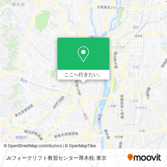 Jcフォークリフト教習センター厚木校地図