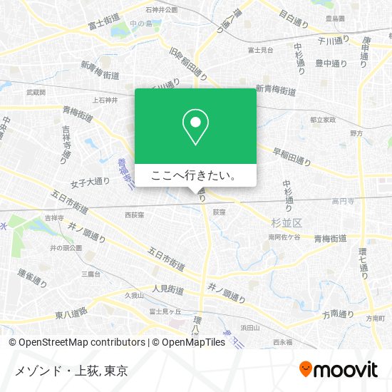 メゾンド・上荻地図