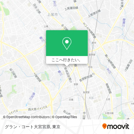 グラン・コート大宮宮原地図