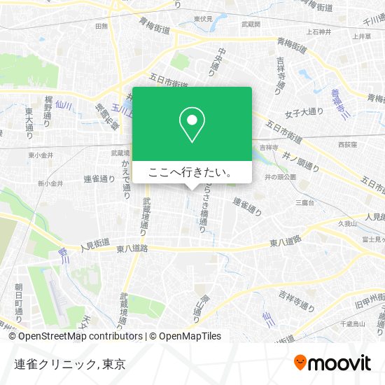 連雀クリニック地図