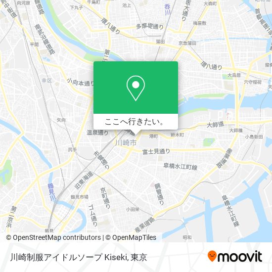 川崎制服アイドルソープ Kiseki地図