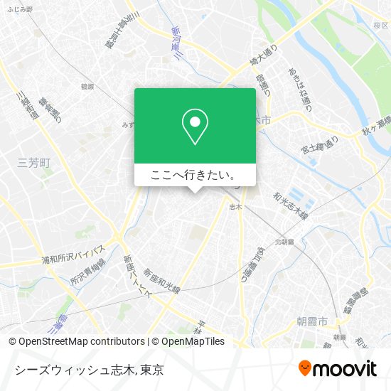 シーズウィッシュ志木地図