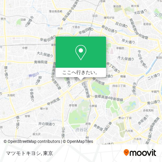 マツモトキヨシ地図