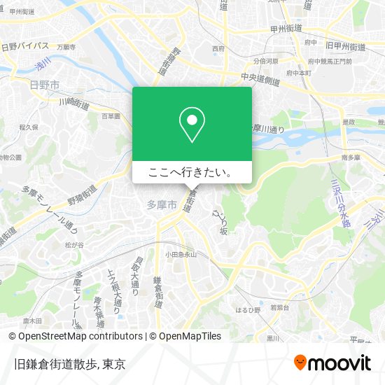 旧鎌倉街道散歩地図