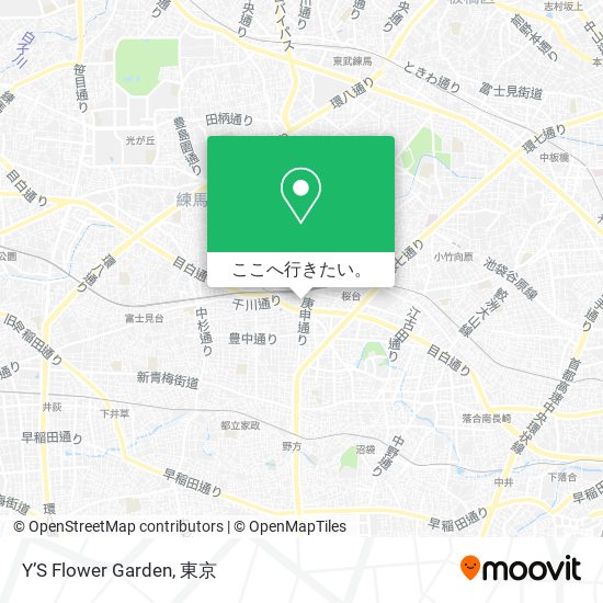 Y’S Flower Garden地図