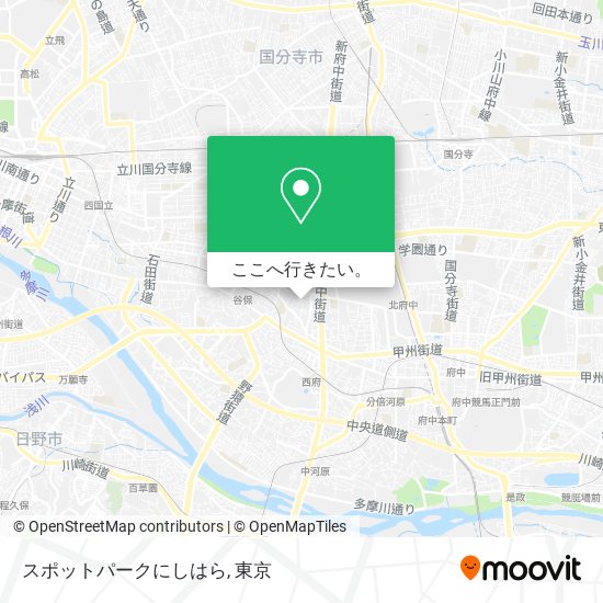 スポットパークにしはら地図