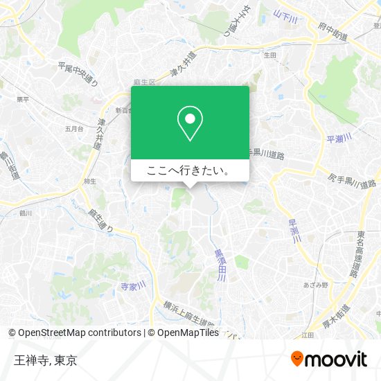 王禅寺地図
