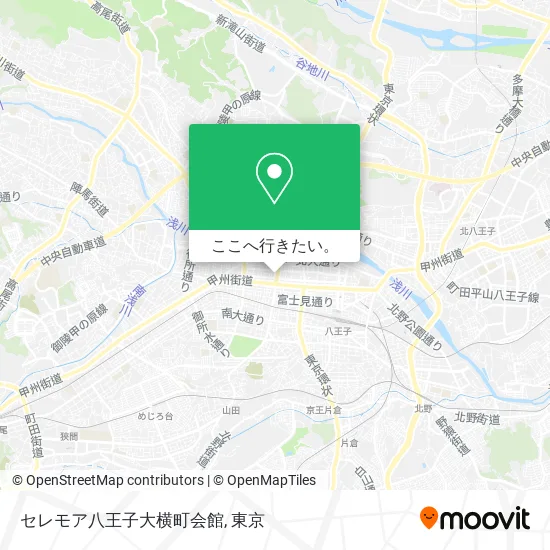 セレモア八王子大横町会館地図