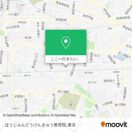 ほうじゅんどうげんきゅう整骨院地図