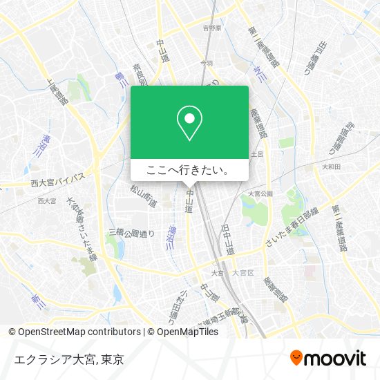 エクラシア大宮地図