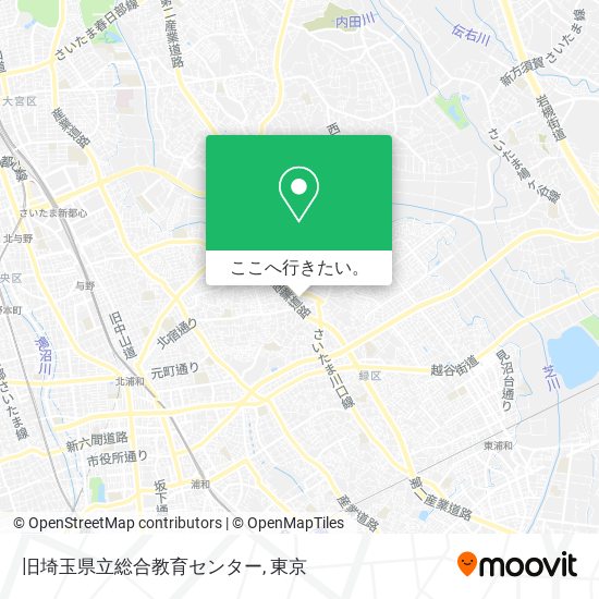 旧埼玉県立総合教育センター地図