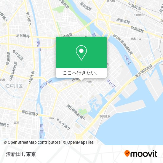 湊新田1地図