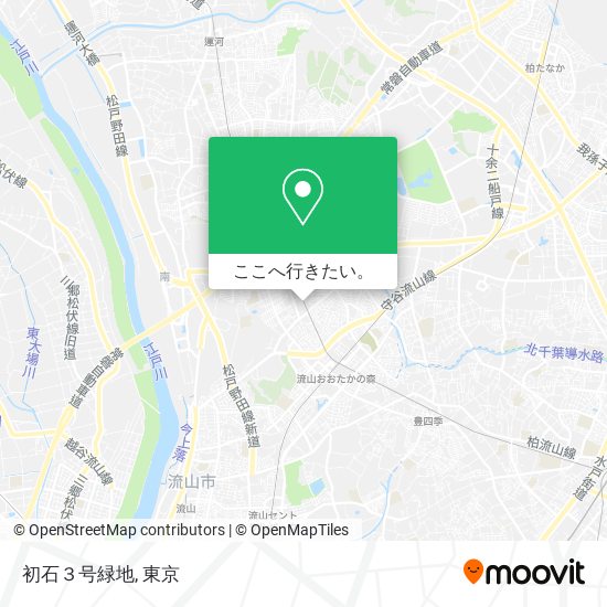 初石３号緑地地図