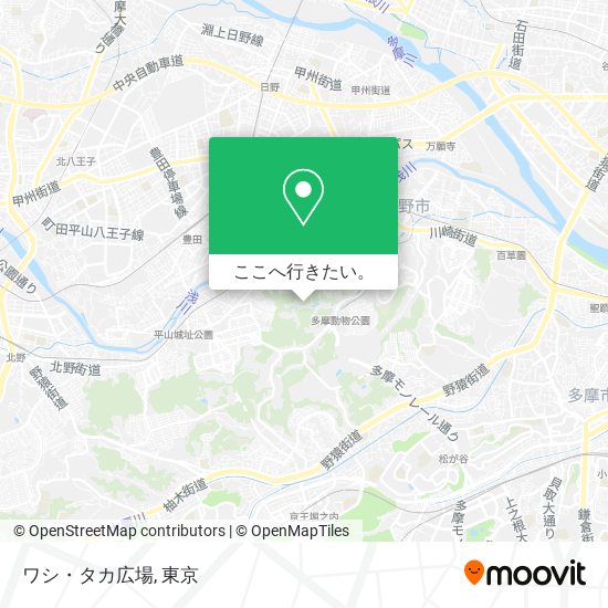 ワシ・タカ広場地図