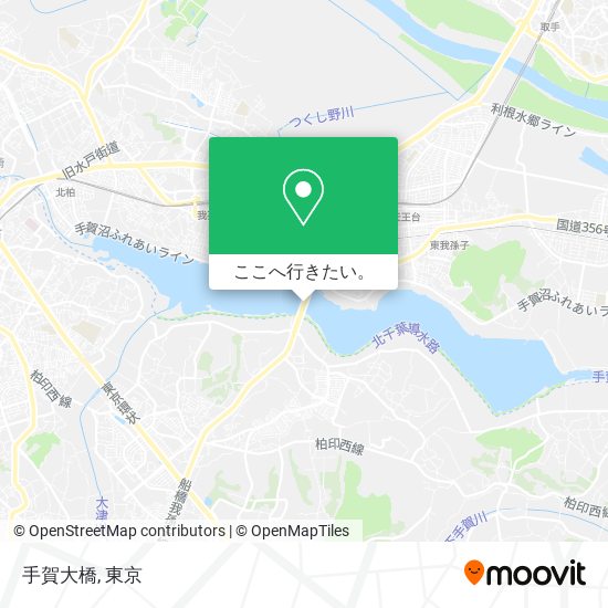 手賀大橋地図
