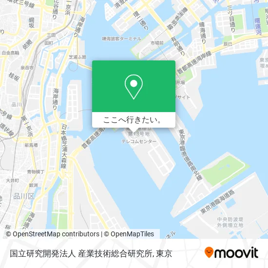 国立研究開発法人 産業技術総合研究所地図